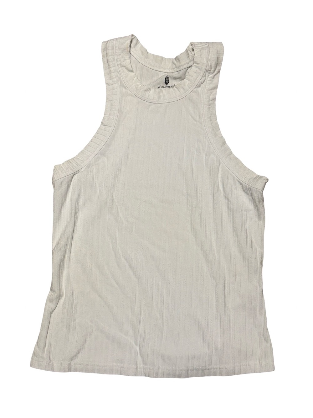 Women’s White Racerback Tank Top — Lightweight Everyday Layer